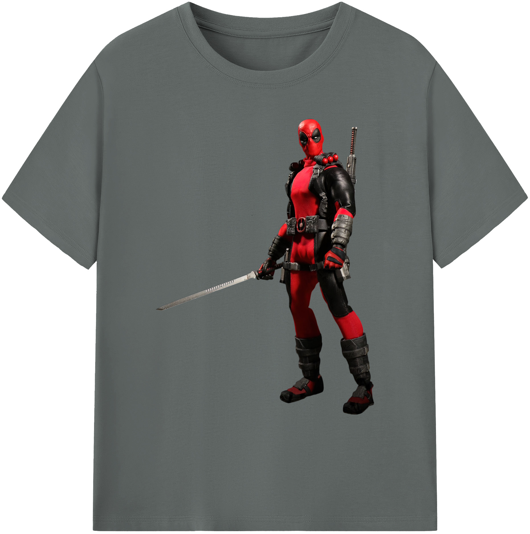 （画像用） Deadpool デッドプール 綿100％ メンズ半袖Tシャツ｜肌触りやわらか＆通気性